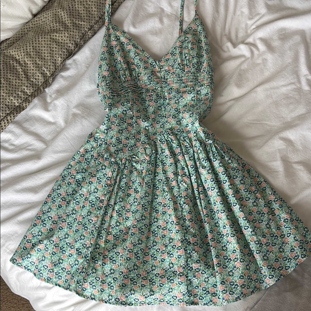 Lulus Floral Spaghetti Strap Mini Sundress